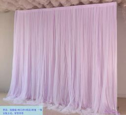 Backdrop Stand Floral decoration , Curtains &LED Lights 💡
