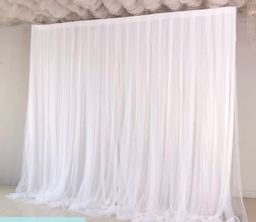 Backdrop Stand Floral decoration , Curtains &LED Lights 💡