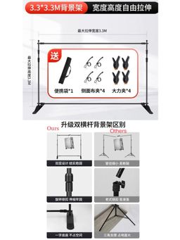 Backdrop Stand Floral decoration , Curtains &LED Lights 💡