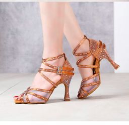 DIAMANTE DANCE HEELS 