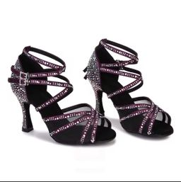DIAMANTE DANCE HEELS 