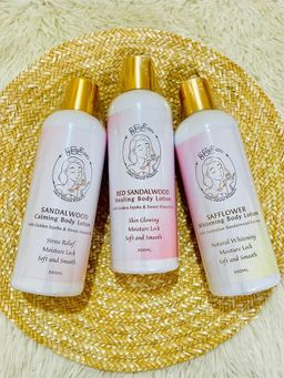 မြကြည်သာ_Sandalwood Body Lotion Collection 