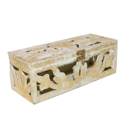 Golden Black Rectangle Laser Designer Wooden Box