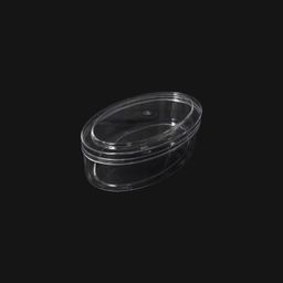 Oval Mini Plastic Box