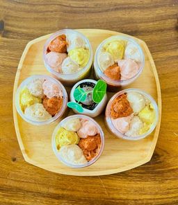 မြကြည်သာ_Sandalwood Scrub Collection#