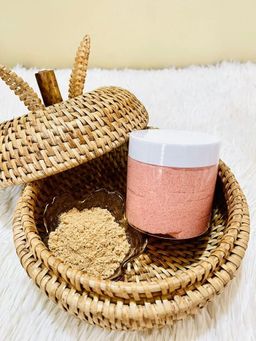 မြကြည်သာ_Sandalwood Scrub Collection#