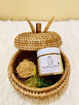 မြကြည်သာ_Sandalwood Scrub Collection#