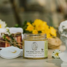 မြကြည်သာ_Sandalwood Scrub Collection#