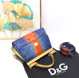 HANDBAG DOLCE & GABBANA CROC PATTERN 