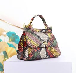 HANDBAG DOLCE & GABBANA CROC PATTERN 