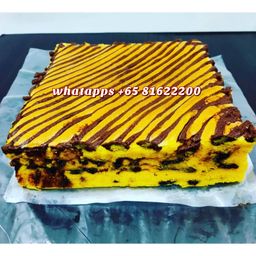正宗印尼BATAM千层糕 Batam Authentic Layer Cake (1~1.2kg, 20cmX20cm)