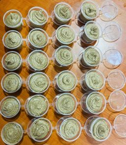 မြကြည်သာ_Sandalwood Scrub Collection#