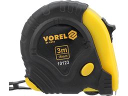VOREL MEASURING TAPE YELLOW BLACK 3MX16MM