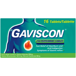 Gaviscon Peppermint - 16 Tablets