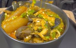 6 portions of Seafood Okra soup 