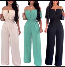 V-NECK JUMPSUIT