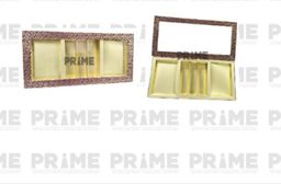 Five Partition Rectangle Hardpaper Dry Fruit Box Transparent Lid