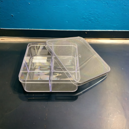 4 Partition Crystal Box