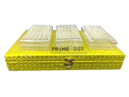 Golden Rectangular Hamper Box Small