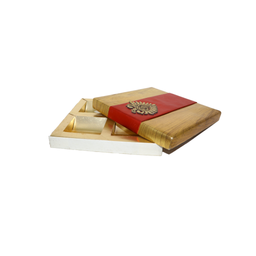 Red Brown Square Hardpaper Dry Fruit Box