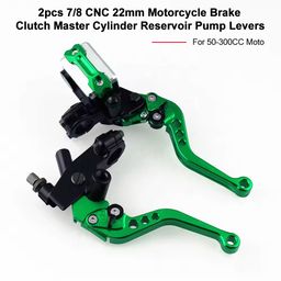 Handle levers aluminum cnc with master cylinder brake