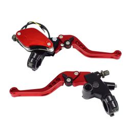 Handle levers with glass view master cylinder CNC aluminum
