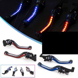 Handle levers with indicator and BLUE parking DRL