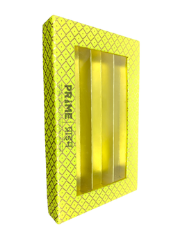 Golden Rectangular Three Partition Hardpaper Dry fruit Box with Transparent Lid