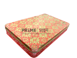 Red Rectangular Metal Dry Fruit Box