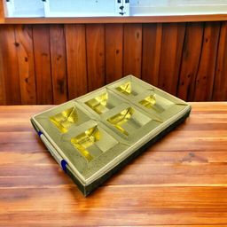 Golden Rectangular Hardpaper Gift Box