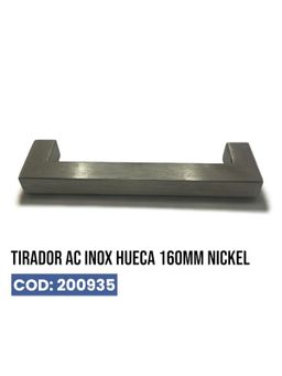 Tirador Ac Inox Hueca 160mm Nickel