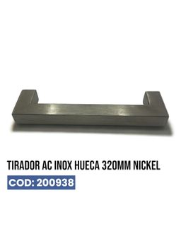 Tirador Ac Inox Hueca 320mm Nickel