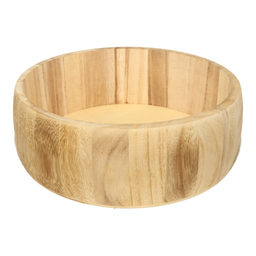 Brown Round Wooden Basket Medium 23 x 23 x 8