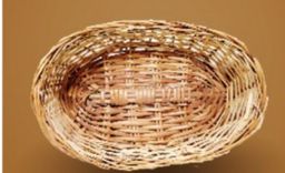 Oval Rattan Basket 23x16x7