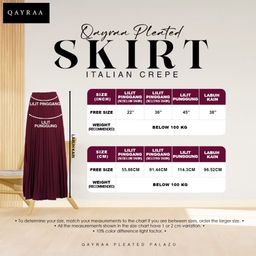 Qayraa Pleated Skirt Emerald Green