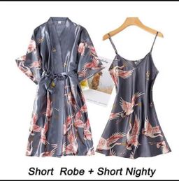 2 PCS NIGHT DRESS RAYON