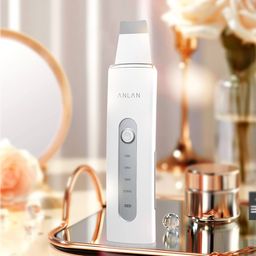 Épurateur de Peau, ANLAN 4 en 1 Ultrasonique Épurateur Visage, Appareil de Nettoyage du Visage et anti Point Noir pour Soin Peau