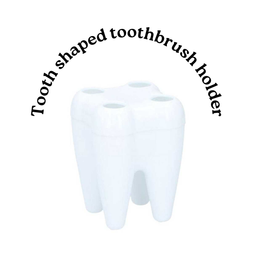 Tooth Shaped Toothbrush Holder