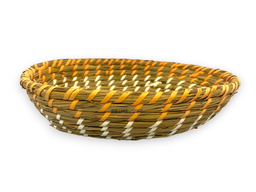 Oval Shape Brown Jute Basket 32x25x7