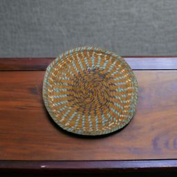 Brown Round Jute Basket