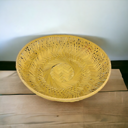 Round Bamboo Basket 14.5x 14.5x 5