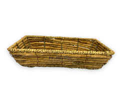 Rectangular Cane Jute Basket/Small