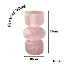 Stacking Flower Glass Vase