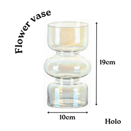 Stacking Flower Glass Vase