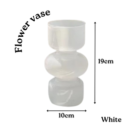 Stacking Flower Glass Vase