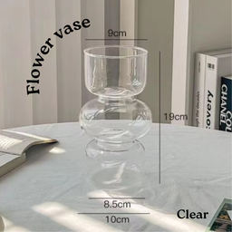 Stacking Flower Glass Vase