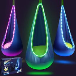 Sensory Pod swing with Led Lights - Nylon