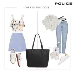 Police Sazza Women's Tote Bag - Black