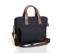 Oblique Rush Laptop Messenger Bag Black/teal 1N