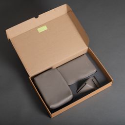 Oblique GiftSet Heathrow Tea Pouch, Passport Holder & Mobile Stand / Grey